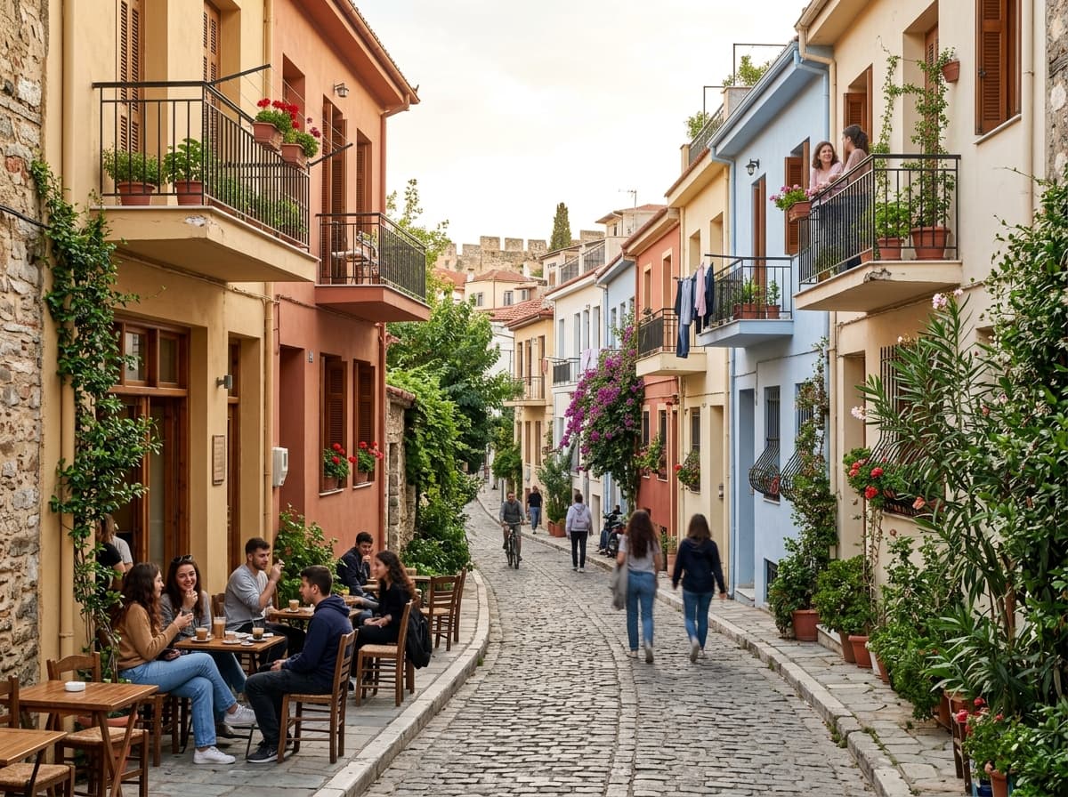 Quartiere residenziale a Salonicco ideale per alloggi studenti Erasmus